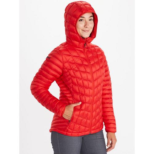 Marmot Featherless Puffer Jacket For Womens Red RIC569810